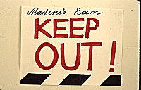 "KEEP OUT," Performance, 2004 image